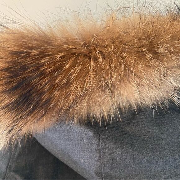 Pespow Womens Down Gray Aspen Parka size large - Picture 11 of 12